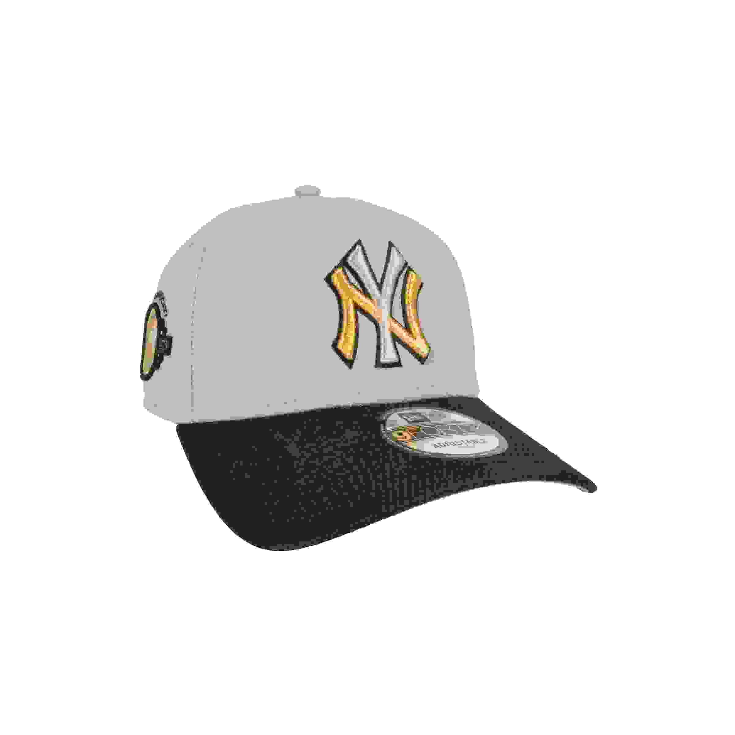 New Era New York Yankees 9FORTY A-Frame 100th Anniversary Grey Snapback Hat